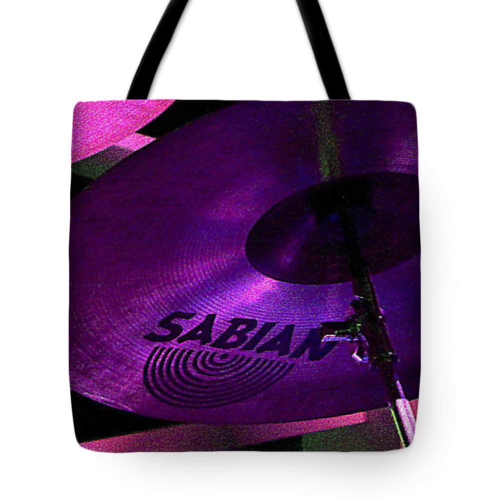 Drums Tote Bag featuring the photograph Percussion by Lori Seaman