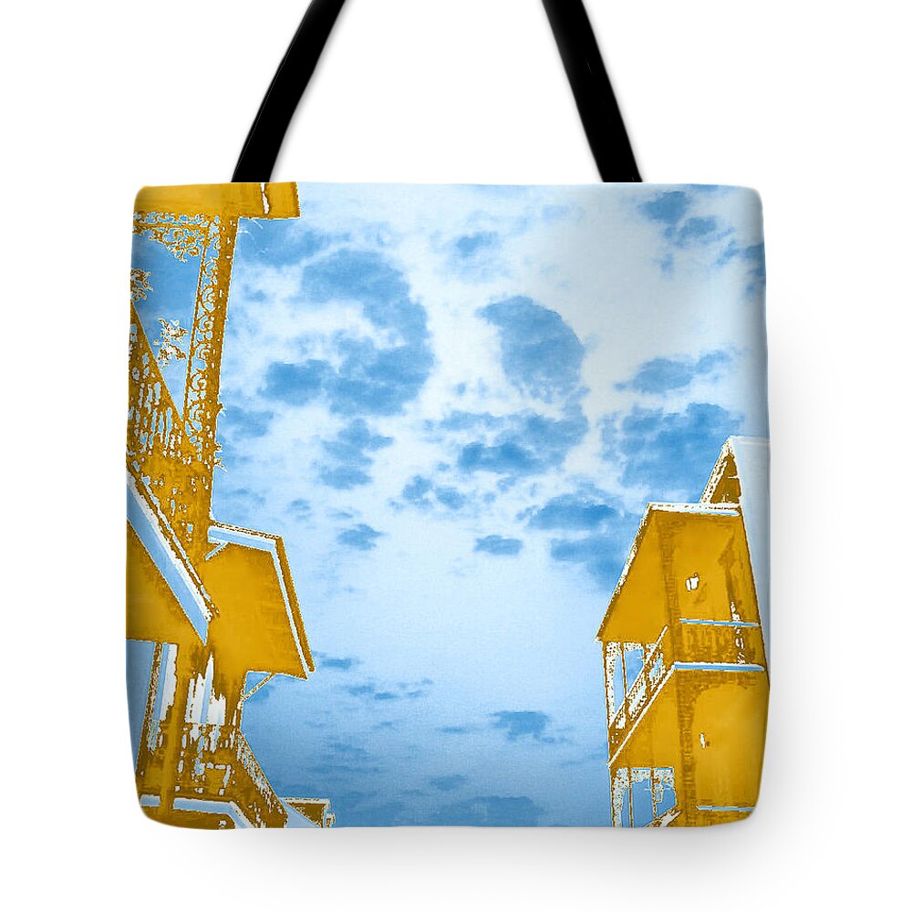 Sky Tote Bag featuring the photograph Perfect New Orleans Day by Max Mullins