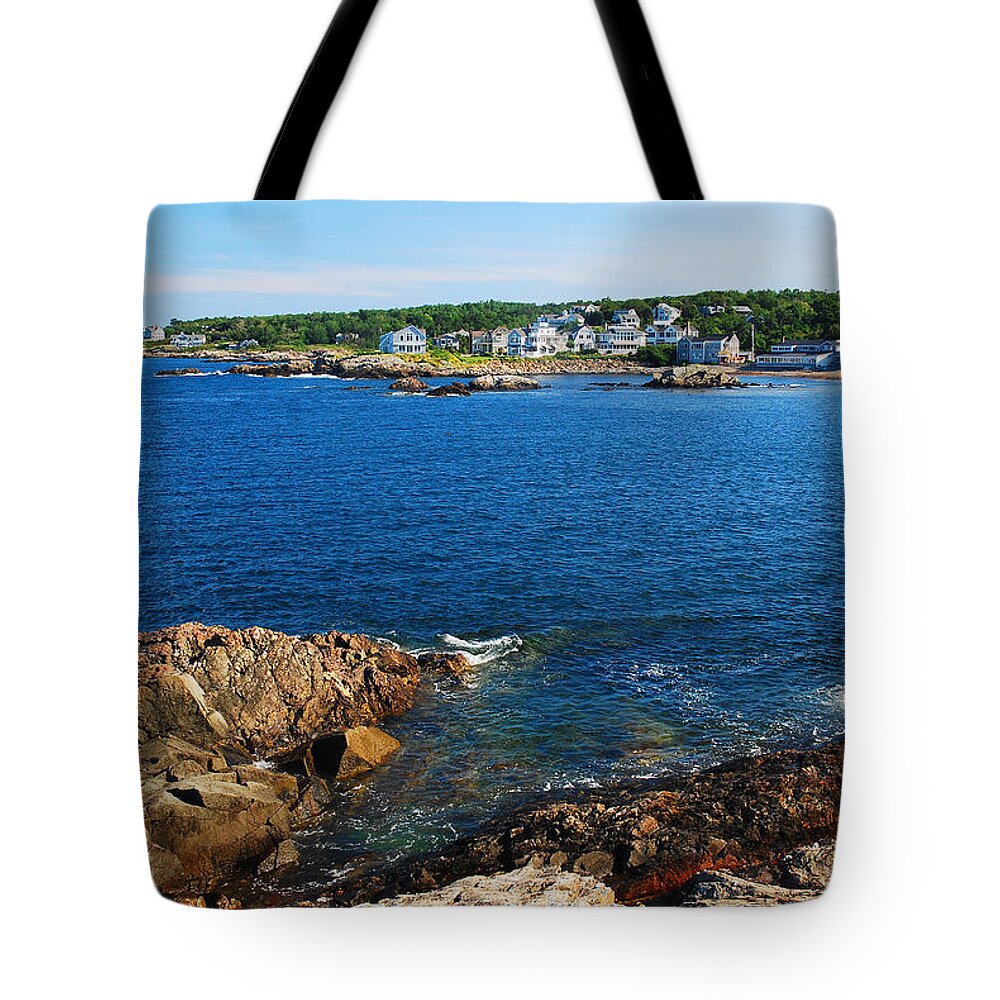Perkins Tote Bag featuring the photograph Perkins Cove by James Kirkikis