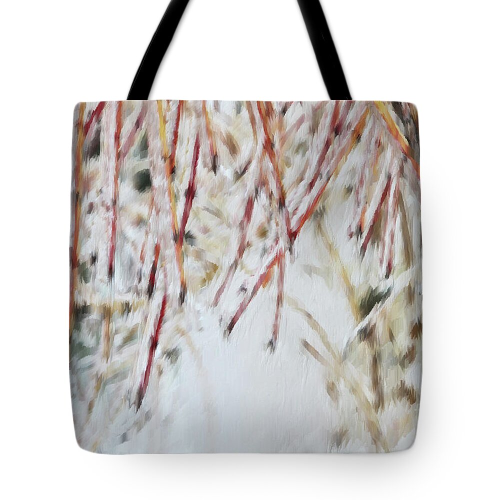 Winter Tote Bag featuring the digital art Perseverance by Michelle Twohig