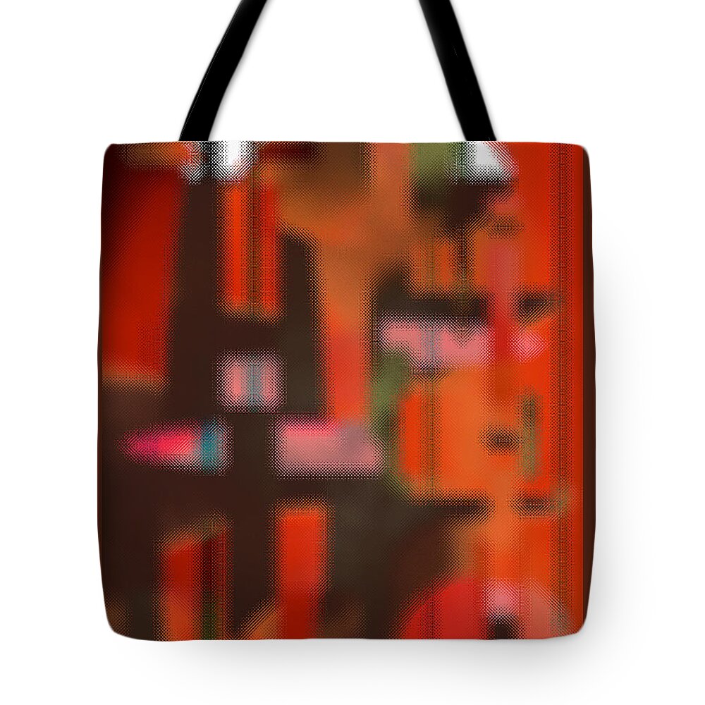 Stuff Tote Bag featuring the photograph Persona - Obscured Idol Adherence 2015 by James Warren