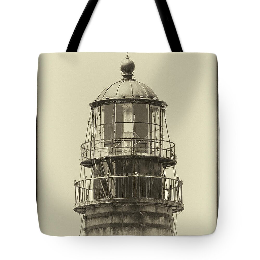 Petit Manan Tote Bag featuring the photograph Petit Manan Lighthouse by Brian Caldwell