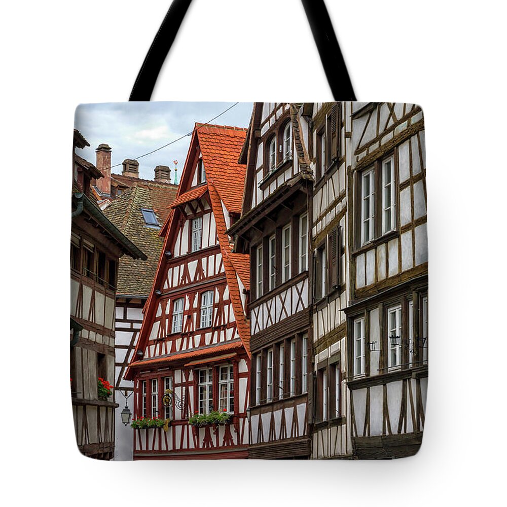 France Tote Bag featuring the photograph Petite France houses, Strasbourg by Elenarts - Elena Duvernay photo