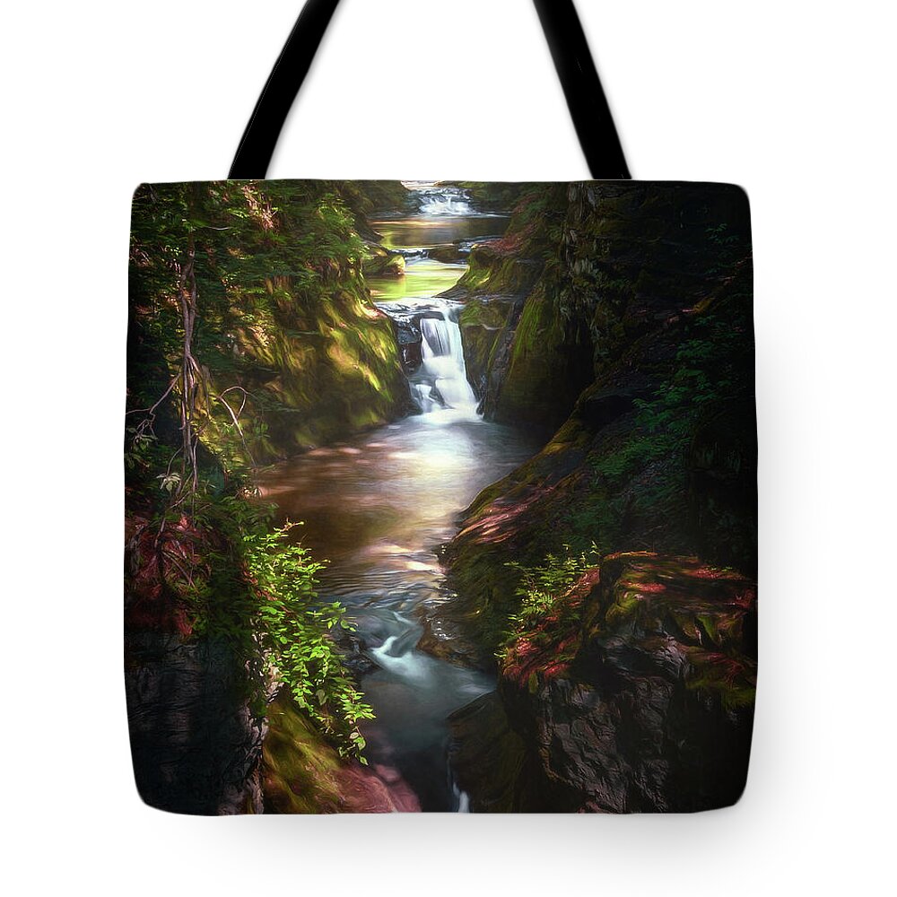 Landscape Tote Bag featuring the photograph Pewitts Nest by Scott Norris
