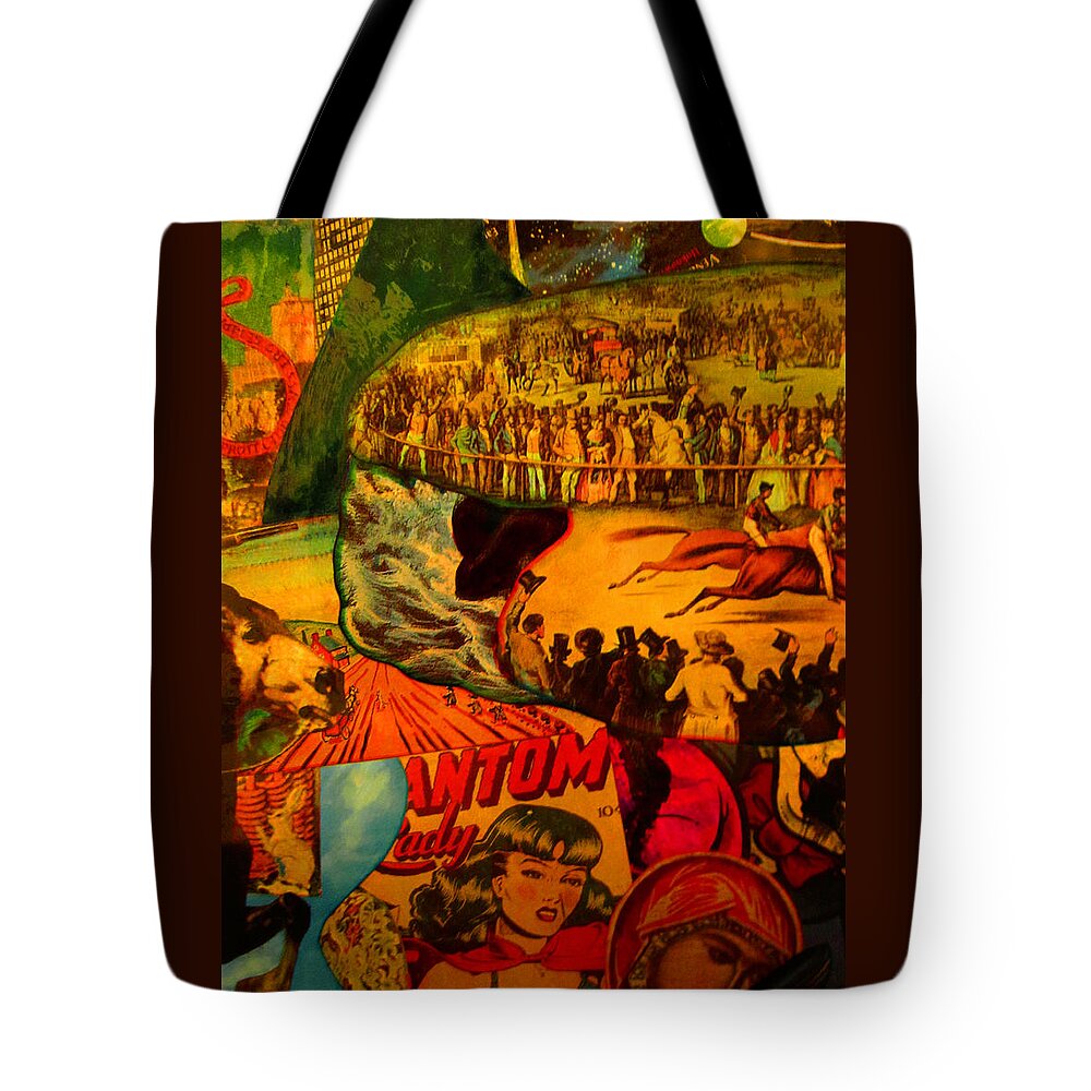 Tote Bag featuring the painting Phantom Lady by Steve Fields