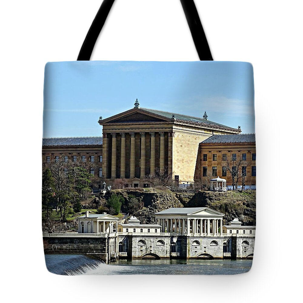 Philadelphia Art Museum Tote Bag featuring the photograph Philadelphia Art Museum by Dark Whimsy