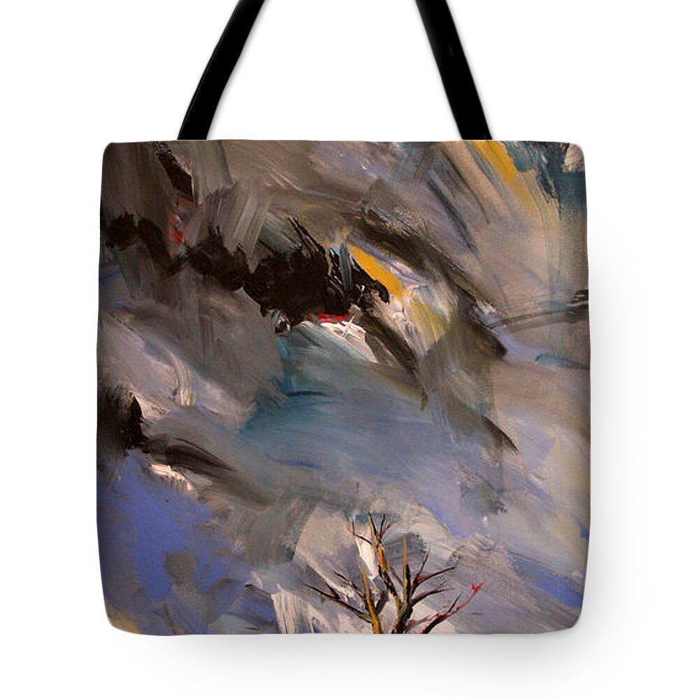  Tote Bag featuring the painting Philosophy by John Gholson