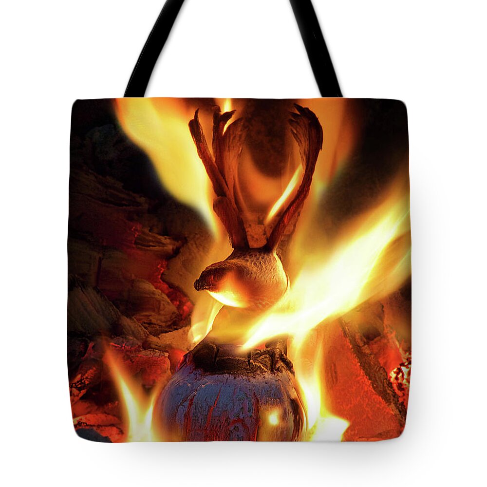 Phoenix Tote Bag featuring the photograph Phoenix by Jerry LoFaro