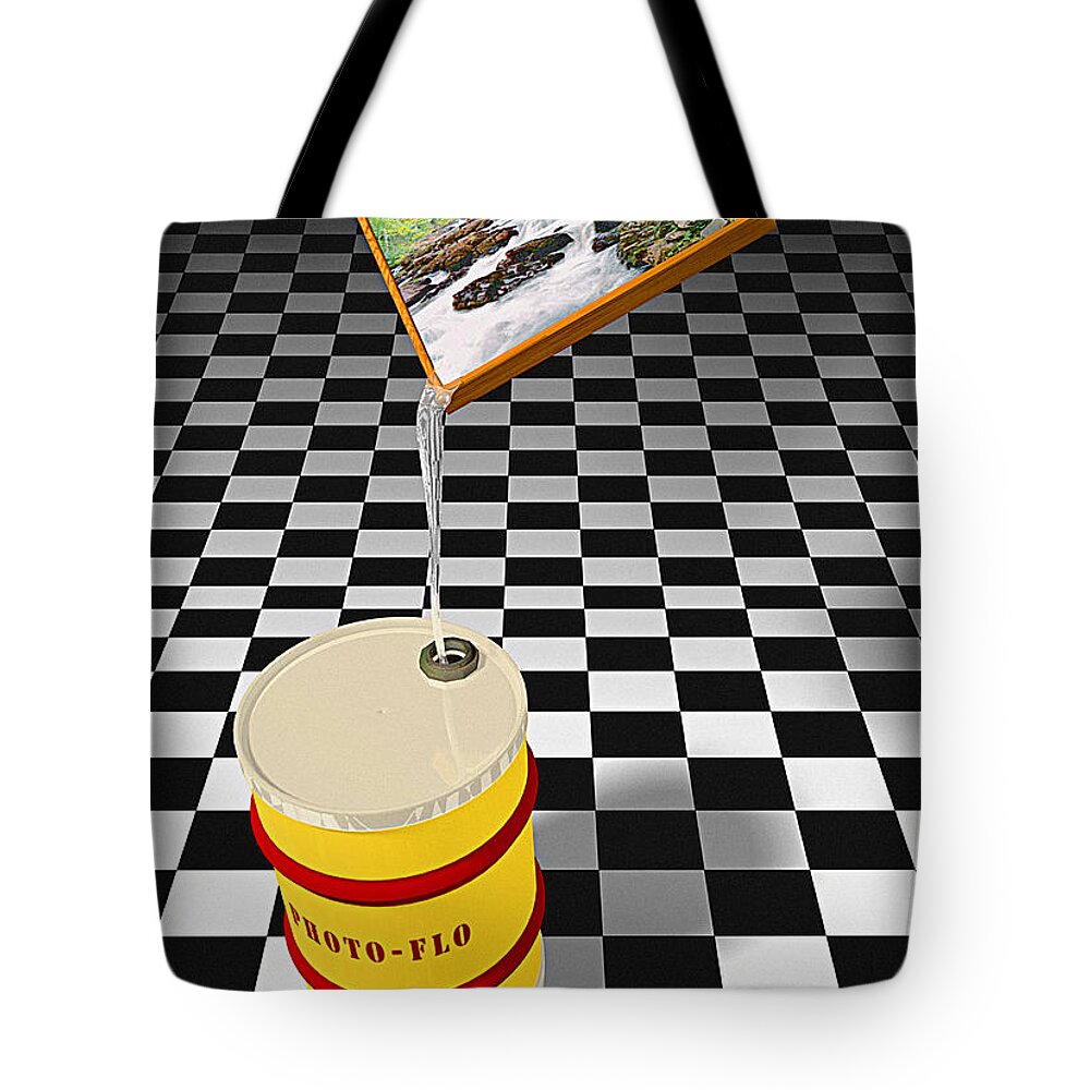 Digital Tote Bag featuring the photograph PhotoFlo by Peter J Sucy