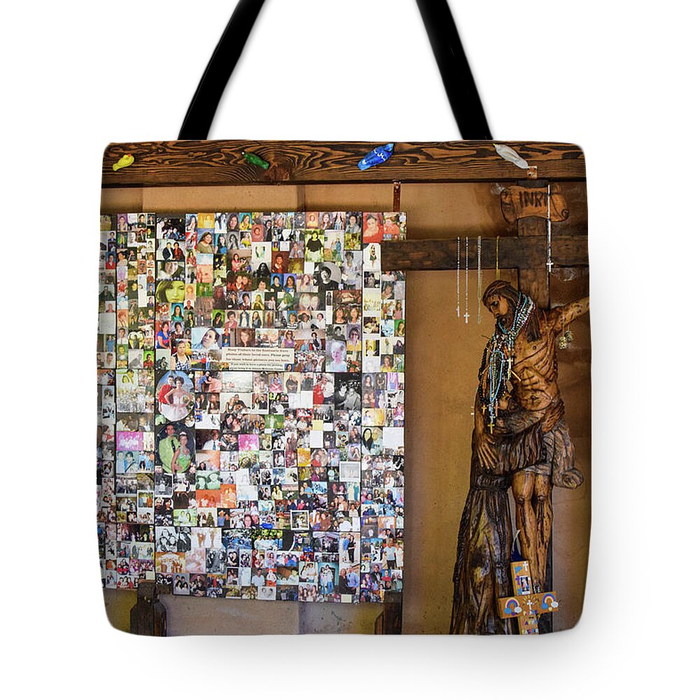 Alcove Tote Bag featuring the photograph Photos of Loved Ones by Tom Cochran