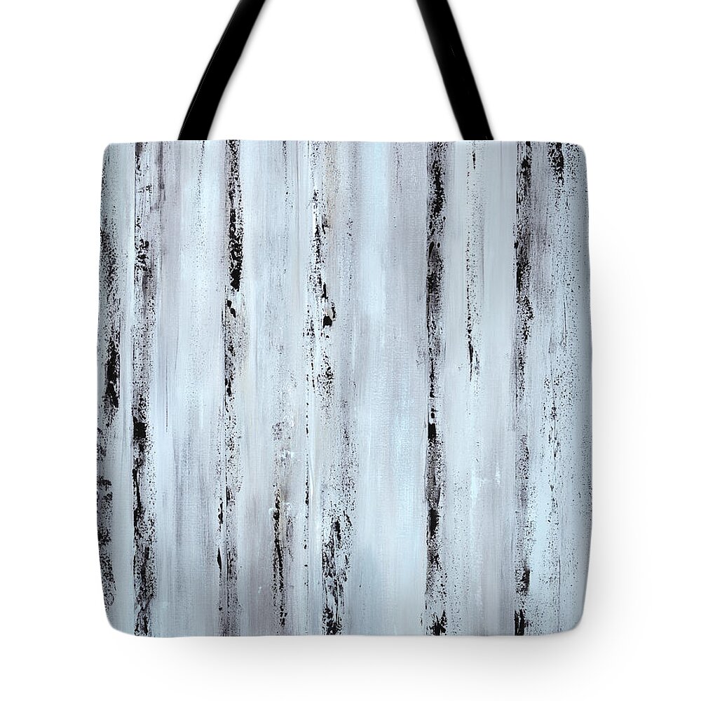Urban Tote Bag featuring the painting Pier Planks by Tamara Nelson