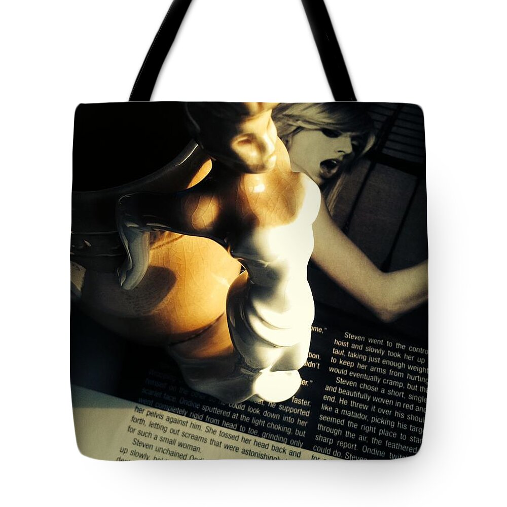 Pin Up Tote Bag featuring the photograph Pin up by Michael Krek