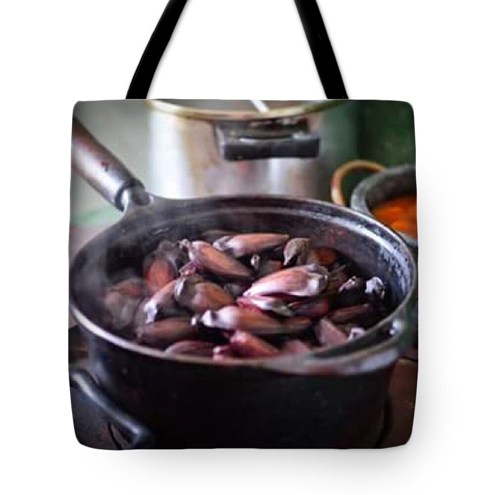 Foodstagram Tote Bag featuring the photograph Pine Nut For Breakfast In Cunha City by Carlos Alkmin