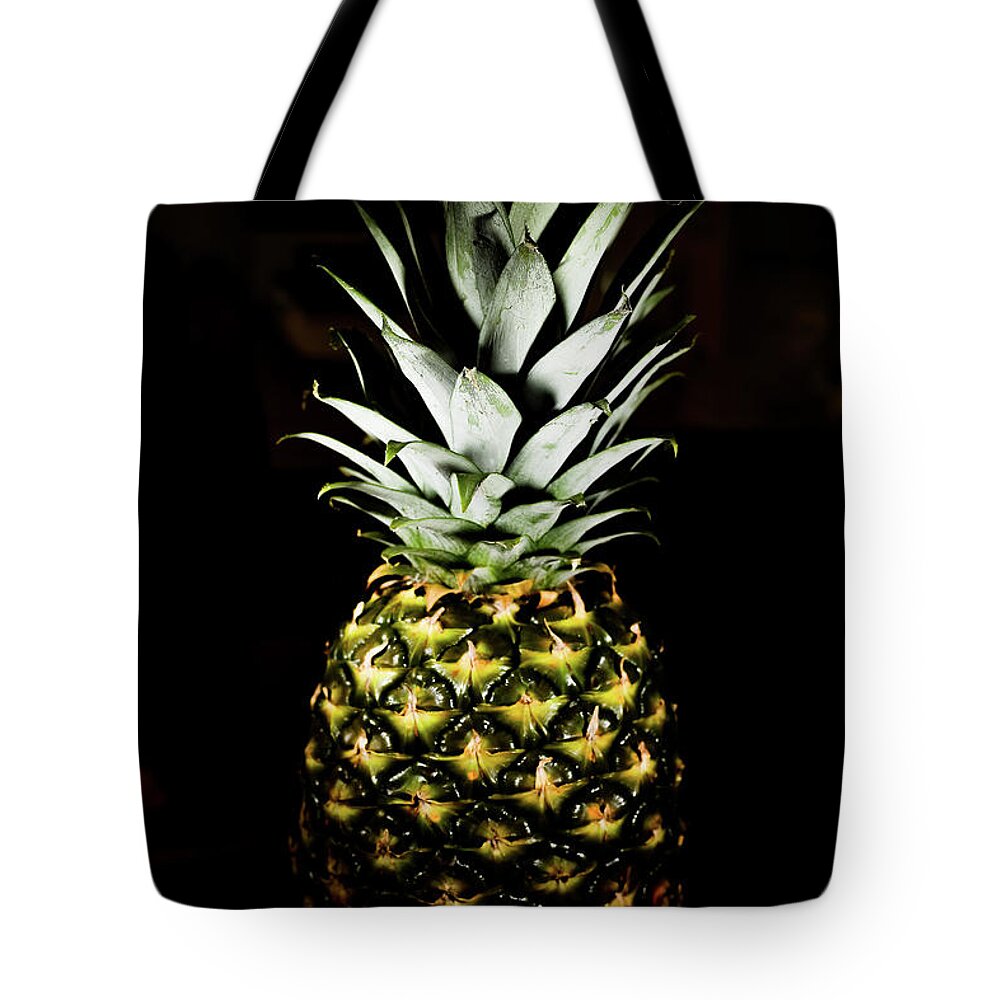 Fruit Tote Bag featuring the photograph Pineapple In Shine by Hyuntae Kim