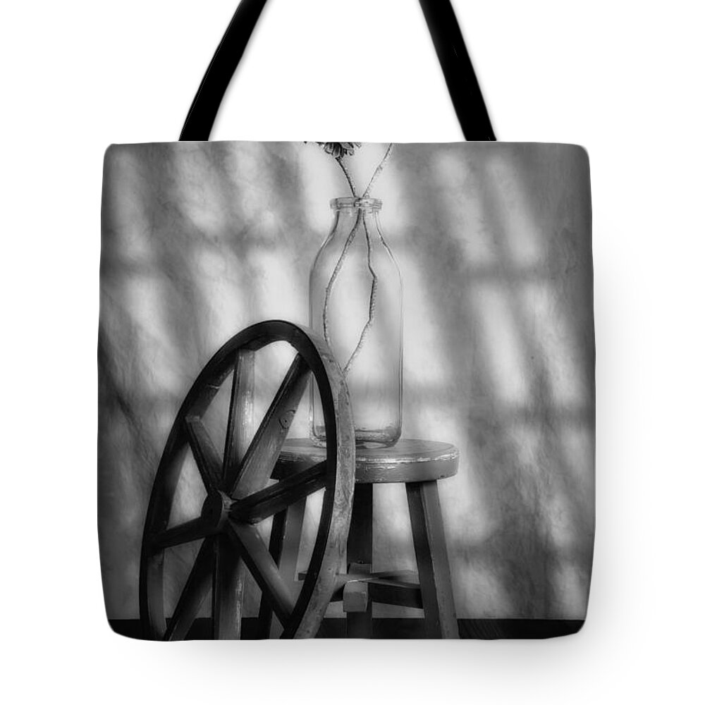 Art Tote Bag featuring the photograph Pinecones in the Window by Tom Mc Nemar