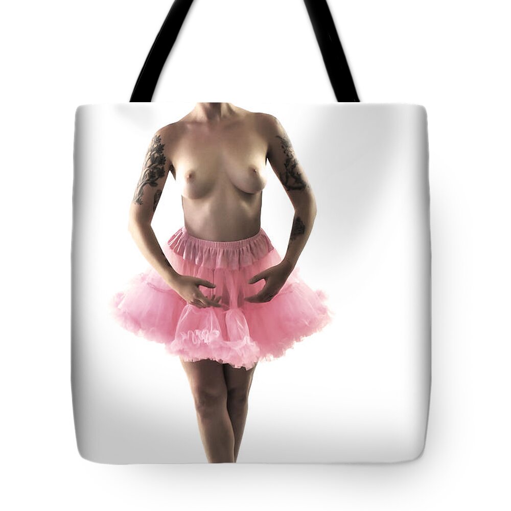 Artistic Photographs Tote Bag featuring the photograph Pink Ballet by Robert WK Clark