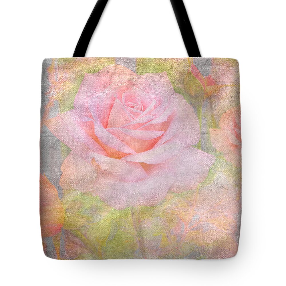 Rose Tote Bag featuring the photograph Pink Delicacy by Marina Kojukhova