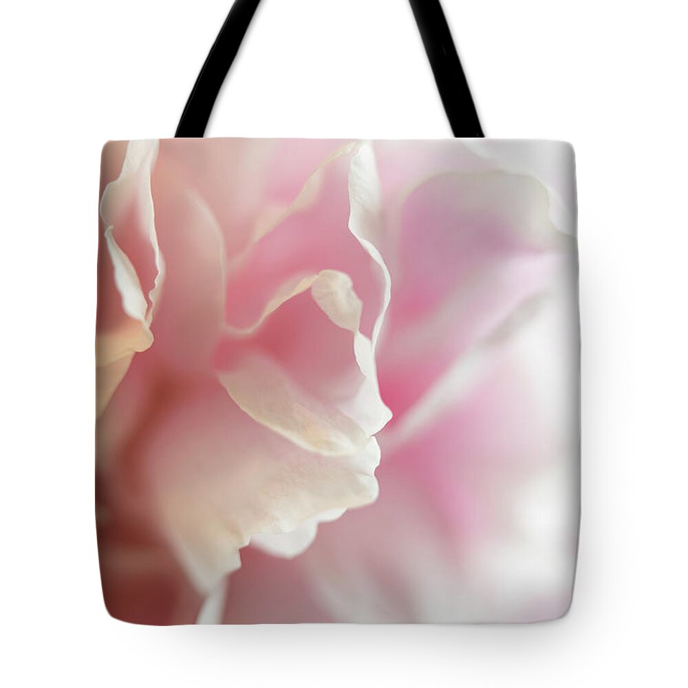 Pink Peony Tote Bag featuring the photograph Pink Peony by Elena Nosyreva
