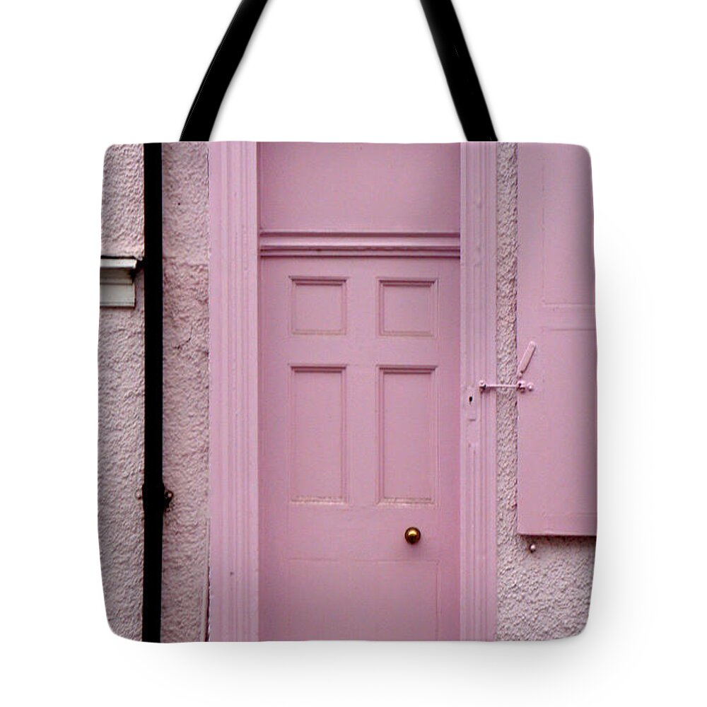 Door Tote Bag featuring the photograph Pink by Roberto Alamino