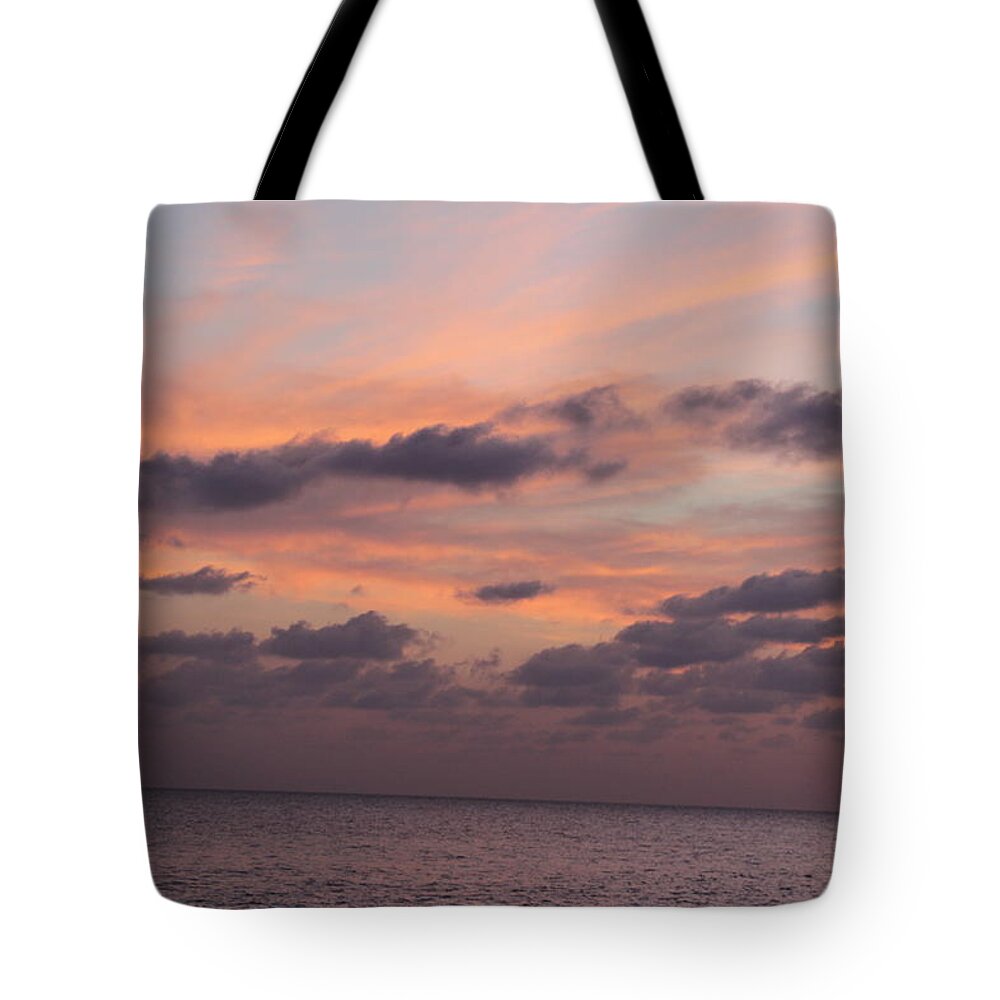 Landscape Tote Bag featuring the photograph Pink Sky by Lola Ginger