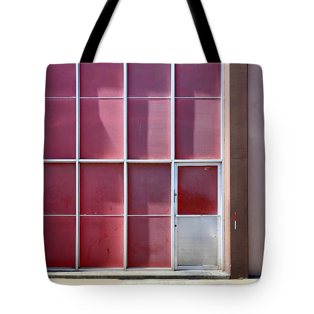 Tote Bag featuring the photograph Pink Squares by Julie Gebhardt