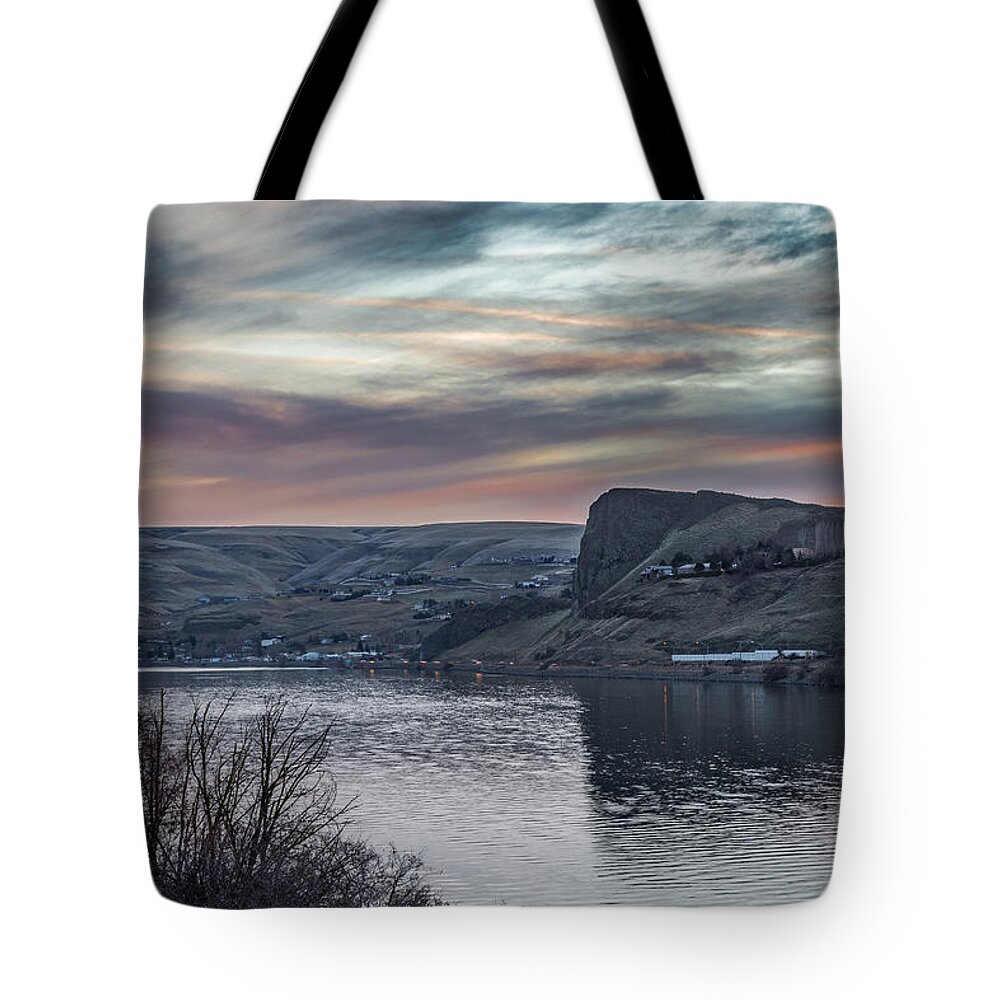 Swallow's Nest Tote Bag featuring the photograph Pinks and Grays by Brad Stinson