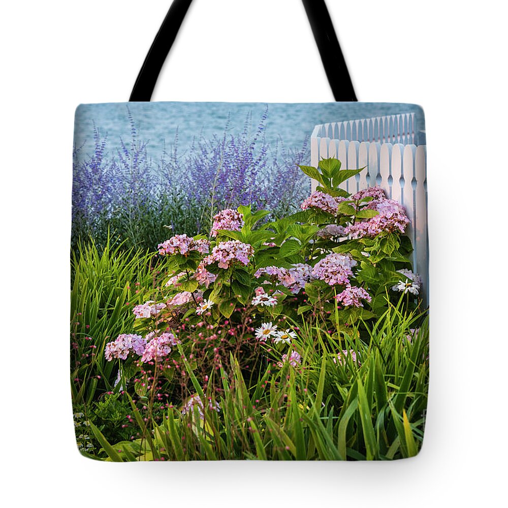 Rich Tote Bag featuring the photograph Pinks and Purple by Joann Long
