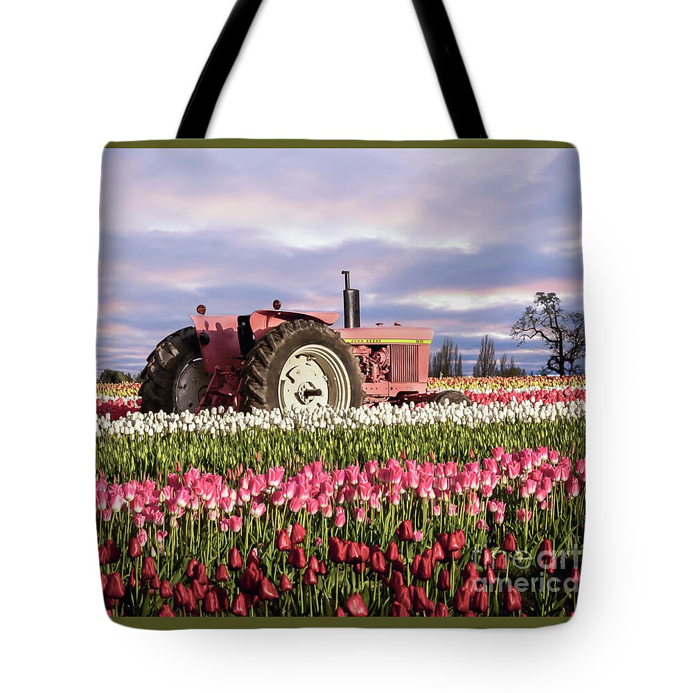 Tractor Tote Bag featuring the photograph Pinky jd by Sal Ahmed