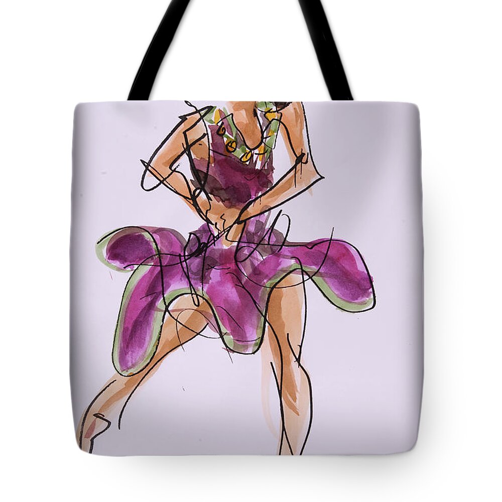 Shepherdesses Tote Bag featuring the drawing Pirates dance at their capture by Peregrine Roskilly