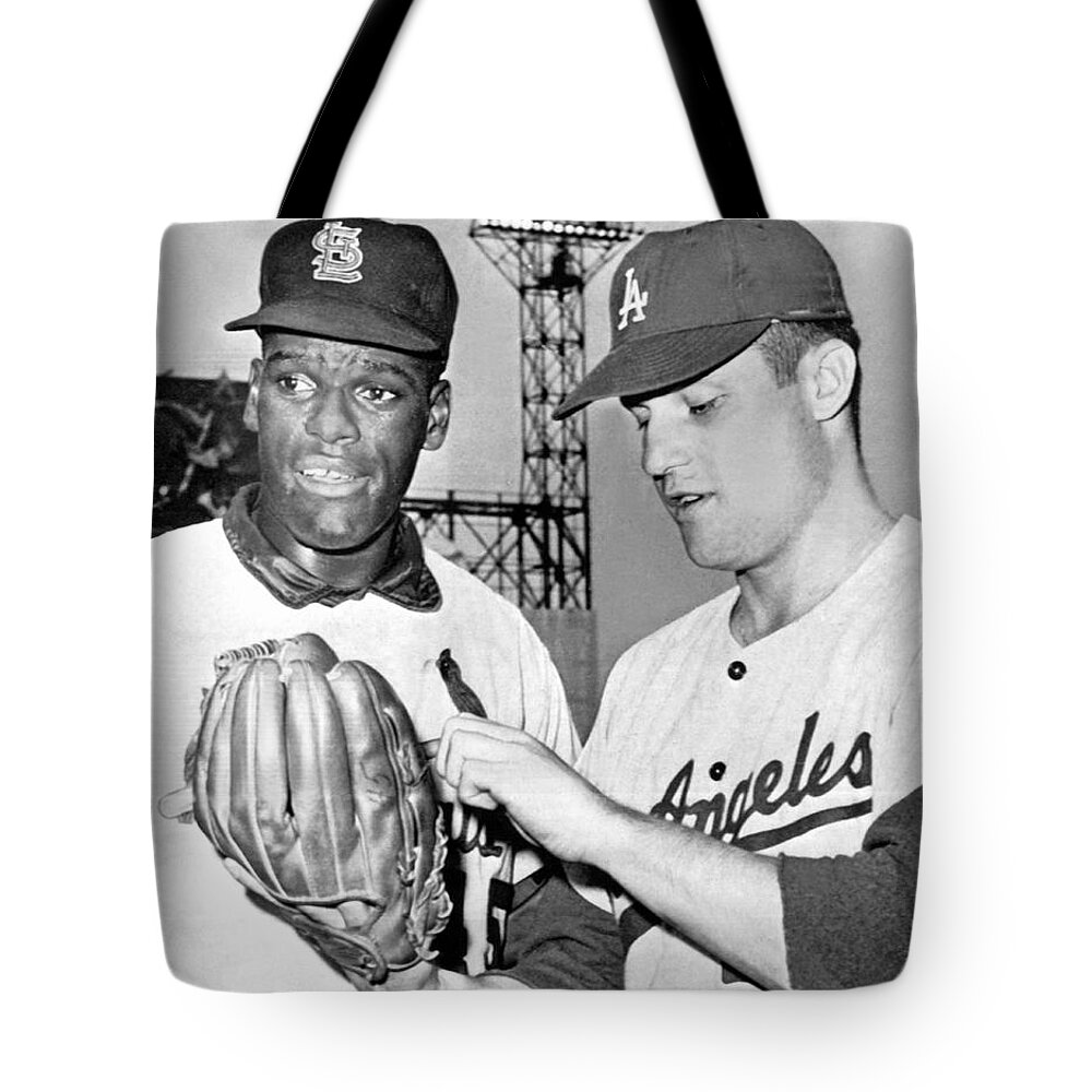 1960s Tote Bag featuring the photograph Pitcher Bob Gibson by Underwood Archives