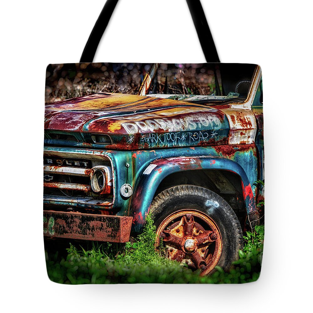 Chevrolet Tote Bag featuring the photograph Play Nice by Doug Sturgess