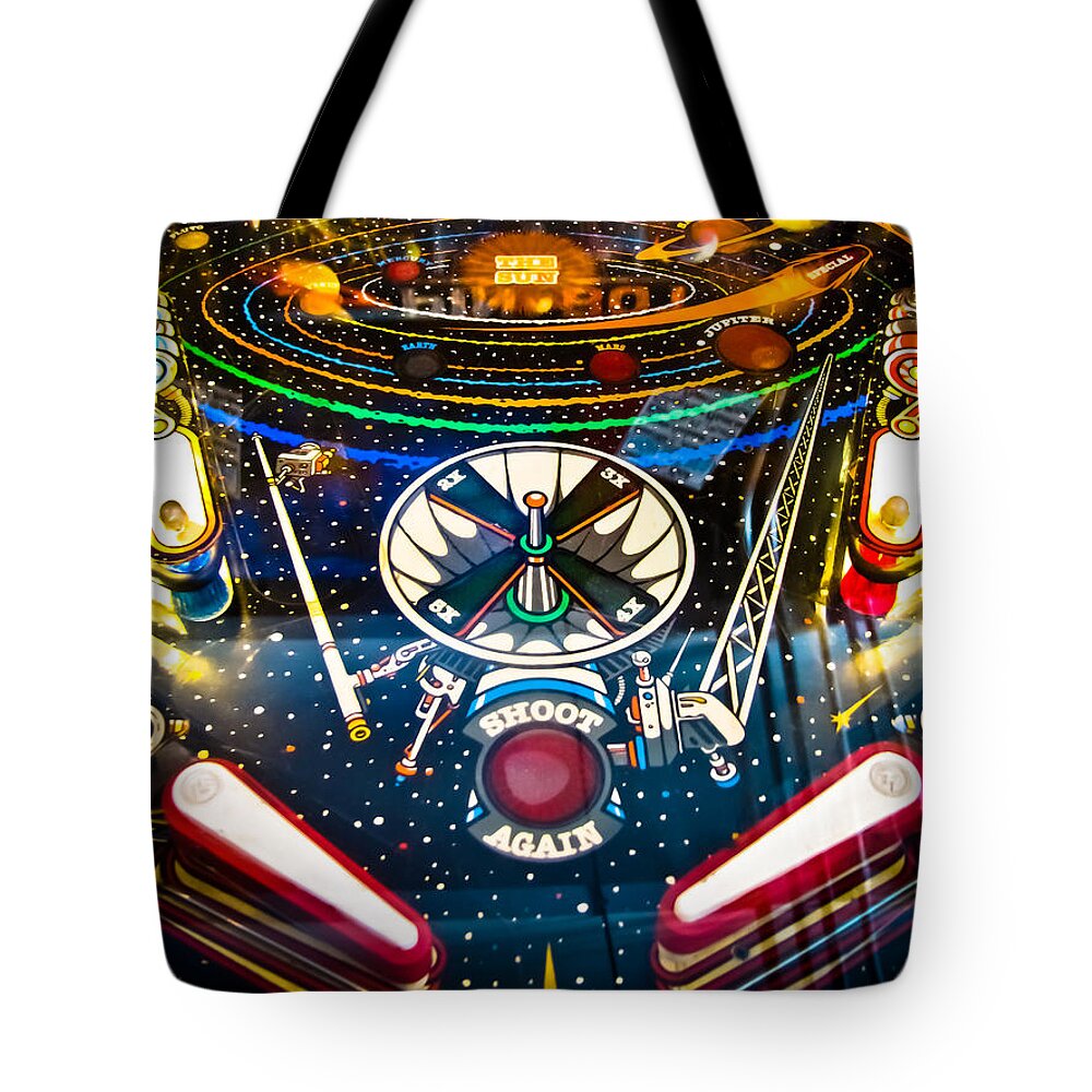 Pinball Machine Tote Bag featuring the photograph Play Pinball by Colleen Kammerer
