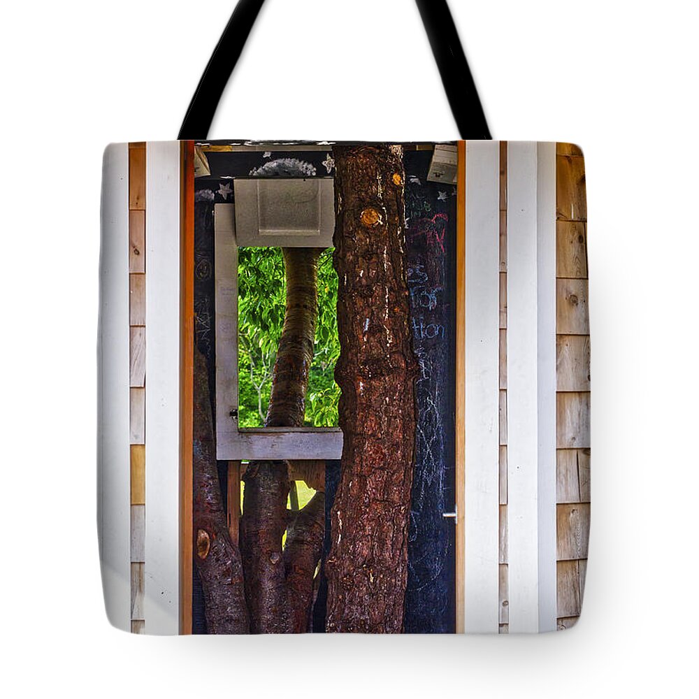 Fort Foster Tote Bag featuring the photograph Playhouse - Fort Foster - Kittery - Maine by Steven Ralser