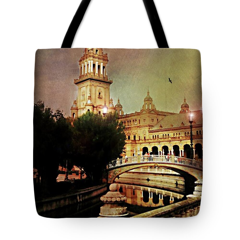 Seville Spain Tote Bag featuring the photograph Plaza de Espana Seville by Diana Angstadt