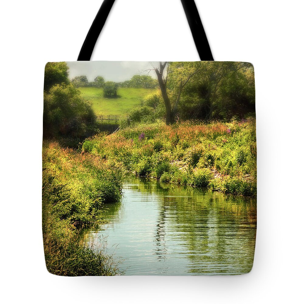 Landscape Tote Bag featuring the photograph Pleasant Creek by John Anderson
