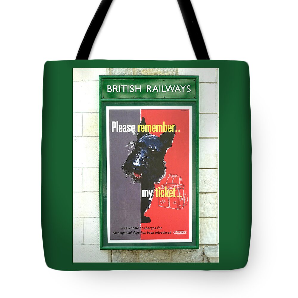 Ticket Tote Bag featuring the photograph Please remember my ticket by Gordon James