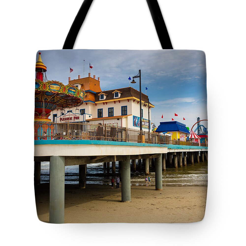 America Tote Bag featuring the photograph Pleasure Pier by Inge Johnsson