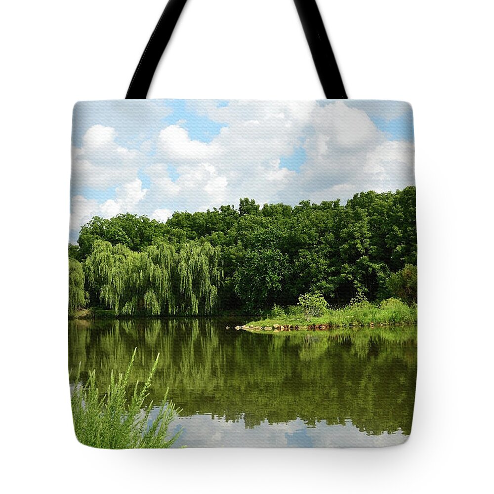 Landscape Tote Bag featuring the photograph Plein Air by Lena Wilhite