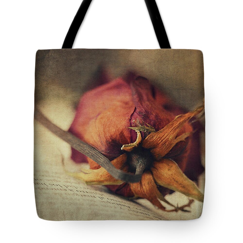 Rose Tote Bag featuring the photograph Poetry I by Maria Angelica Maira