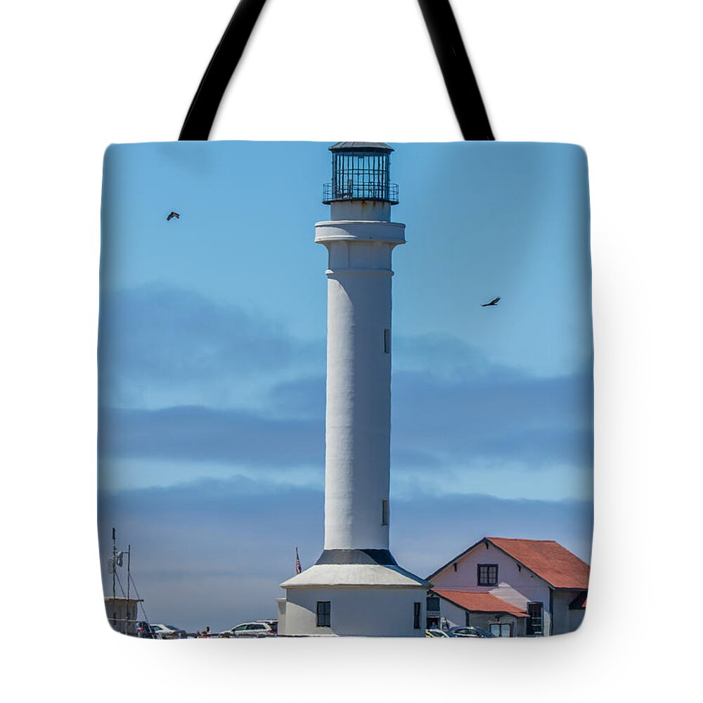 Landscape Tote Bag featuring the photograph Point Arena Lighthouse by Marc Crumpler