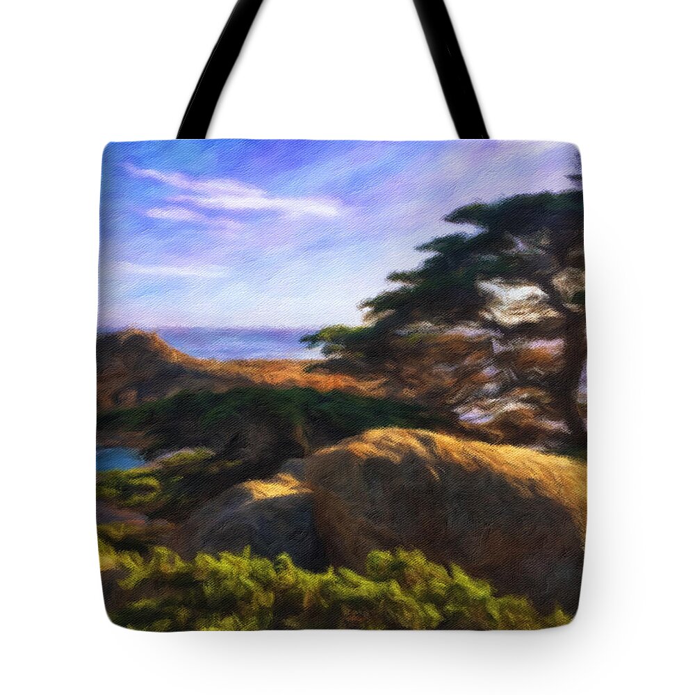 Landscape Tote Bag featuring the photograph Point Lobos by Jonathan Nguyen