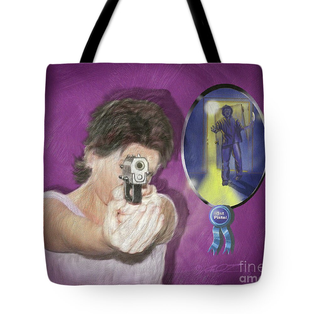 Women Tote Bag featuring the digital art Point of View by Dale Turner