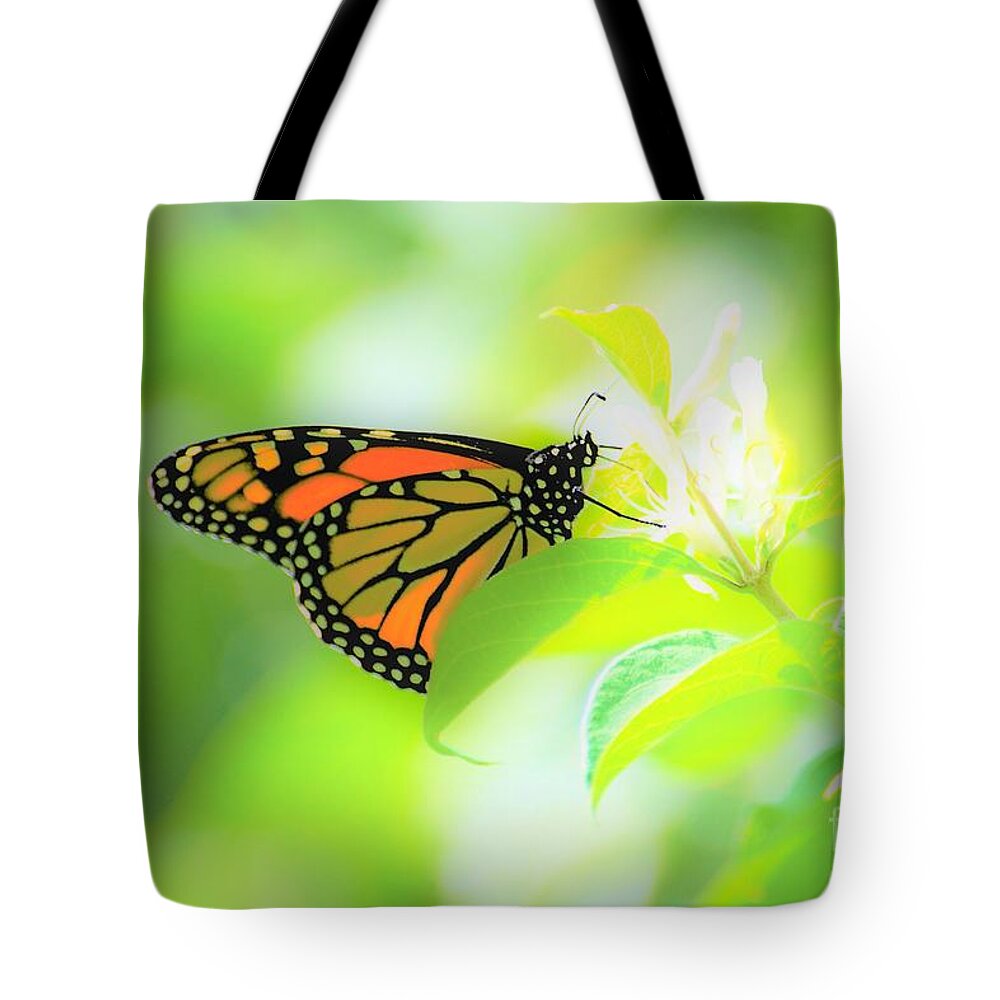 Butterflies Tote Bag featuring the photograph Poka Dots by Merle Grenz