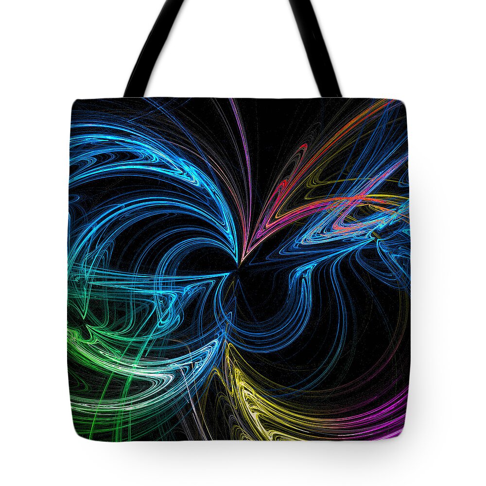 Colourful Tote Bag featuring the photograph Polarized Inversion by Mark Blauhoefer