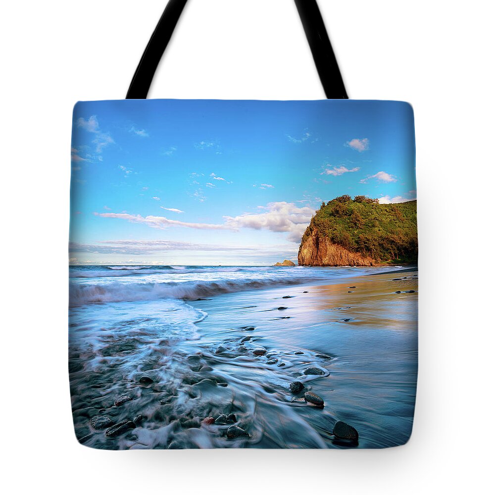 Pololu Valley Tote Bag featuring the photograph Pololu Valley by Christopher Johnson