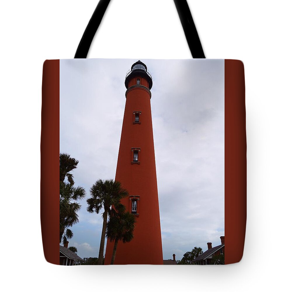 Ponce De Leon Lighthouse Tote Bag featuring the photograph Ponce De Leon Lighthouse by Warren Thompson