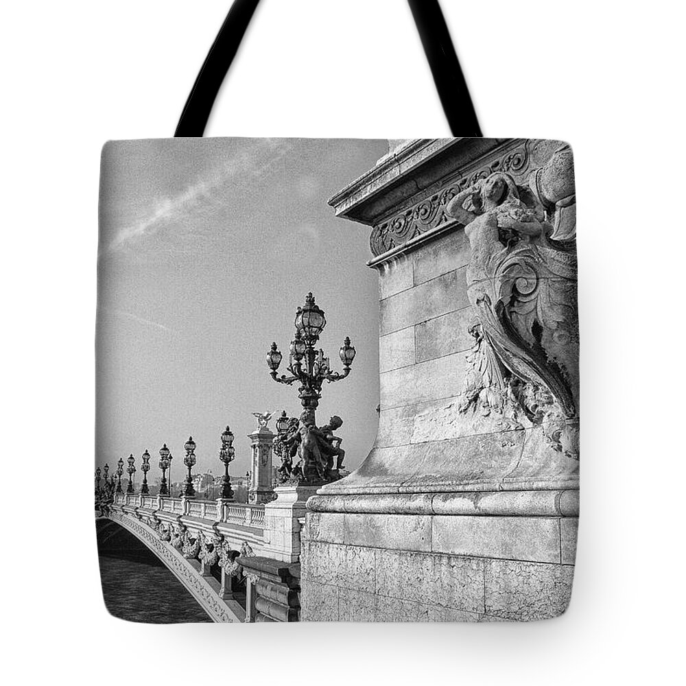 Pont Alexandre Tote Bag featuring the photograph Pont Alexandre by Diana Haronis
