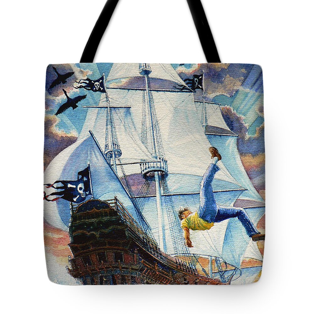 Pooka Hill Illustrations Tote Bag featuring the painting Pooka Hill 11 by Hanne Lore Koehler