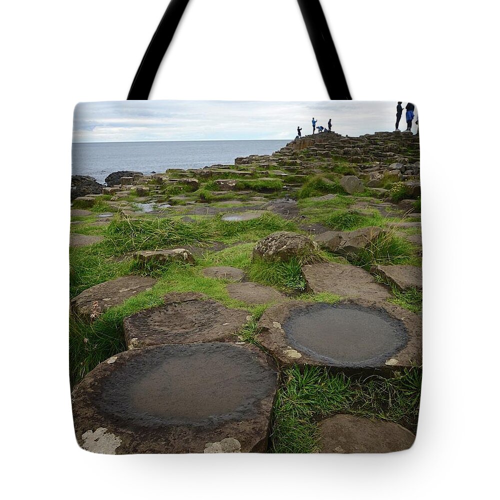 Pools Tote Bag featuring the photograph Pools on the Giant's Causeway by Matt MacMillan