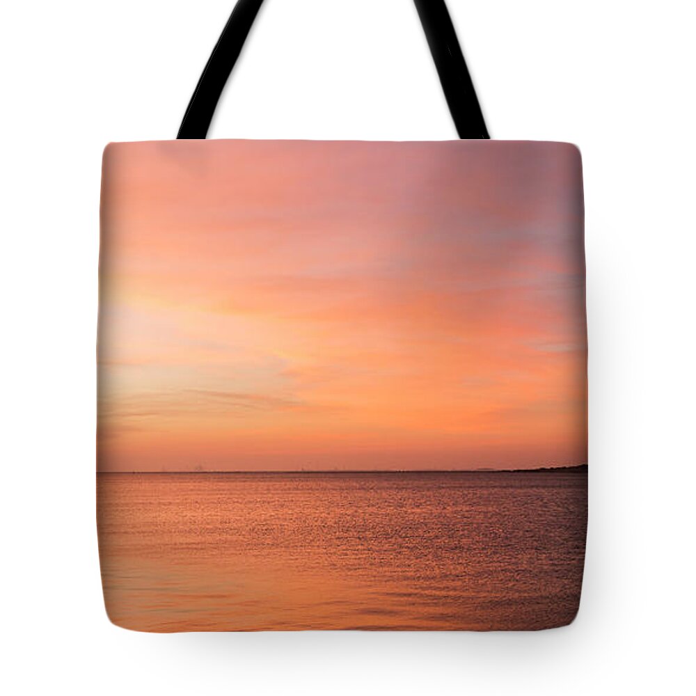 Sunset Tote Bag featuring the photograph Port Aransas Sunset by Jurgen Lorenzen